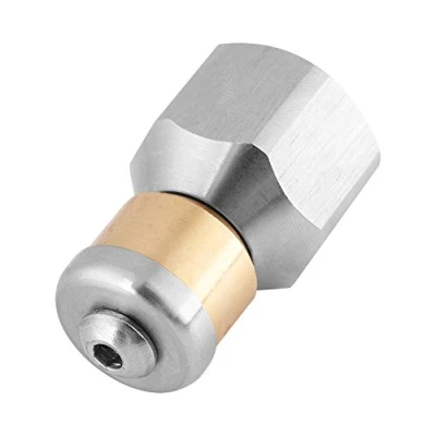 Image de Buse de Nettoyage Rotative 3/8&#039;&#039; BSP pour Lances Nettoyeur Haute Pression en Acier Inoxydable 304 et Laiton