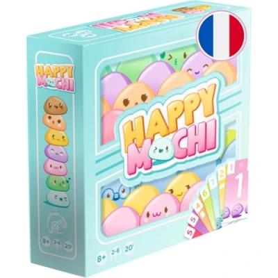Image de Asmodee Happy Mochi Jeu de Cartes Mignon pour Jouer en Famille illustré à la Main avec Un Design Kawaii partir 8 Ans 2 6 Joueurs, 20 Minutes, Français