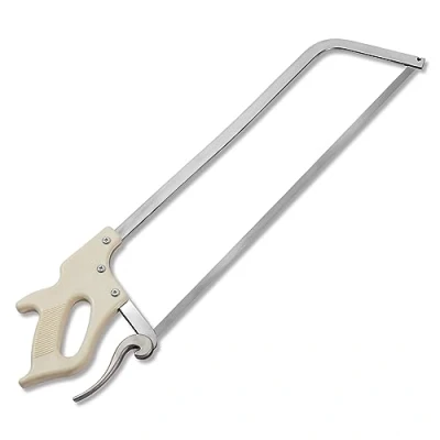 Image de Scie de boucherie 63.5 cm à boucher avec Structure en aluminium et lame SK5 main pour la transformation viande