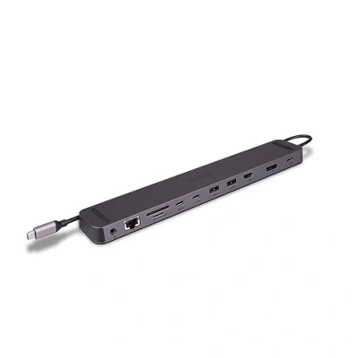 Image de DST Mini XT 810, Docking Station USB C pour Laptop Un écran 8K ou Deux écrans 4K60 et Charge 100W