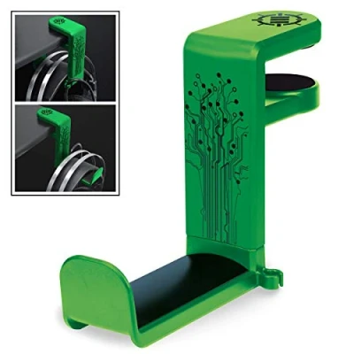 Image de Enhance Support Casque Audio de Jeu ou Musique avec Bras Pivotant à 360 Degrés, Pince Fixation Format Universel pour Table et Bureau Rangement Câble Intégré