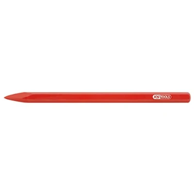 Image de KS TOOLS 156.0551 Pointerolle Électricien Corps Octogonal avec Pointe en Acier Trempé Ø 10 mm L.200
