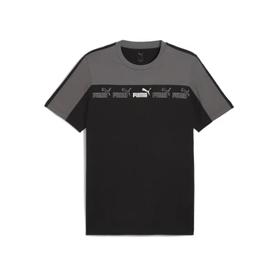 Image de Puma Around THE Block Tshirt imprimé, Homme, Taille: Small, Cool dark gray