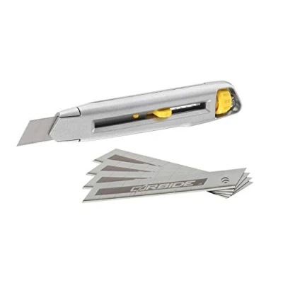 Image de Stanley Couteau 7 10 018 &quot;Interlock Snap Off avec 5 lames en carbure, gris / jaune, 18 mm