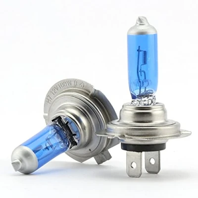 Image de H7 100 W lampe automobile au xénon à gaz lumière halogène 12 V Super Bright Fog Xenon HID Ampoule Blanc