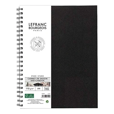 Image de Lefranc Bourgeois Carnet Dessin A4 spirales 80 pages