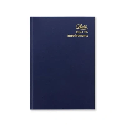 Image de Letts of London Agenda scolaire 2024/2025 format A5 avec rendez vous Bleu