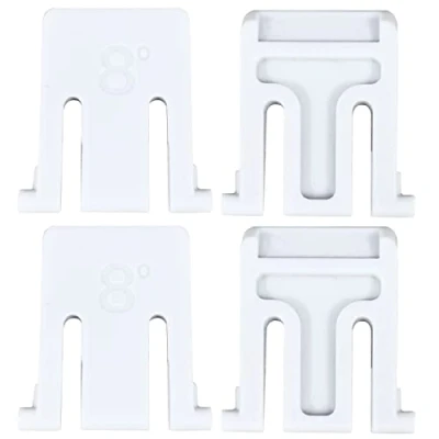 Image de 4 Blanc pièces Support de Clavier Pieds Jambes Kit Remplacement pour Logitech K200 K260 K270 K275