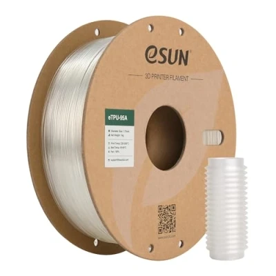 Image de eSUN TPU 95A Filament 1.75mm, Flexible Imprimante 3D TPU, Précision Dimensionnelle +/ 0.05mm, 1KG Bobine (2.2 LBS) d&#039;impression pour 3D, Naturel