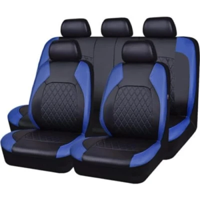 Image de HODGON Voiture Ensembles De Housses Siège pour Dacia Sandero Stepway 3.GEN 2.Gen 2012 2013 2014 2015 2016 2017 2018 2019 2020 2021 2022 2023, Confortables Respirant Interieu Accessoire,A