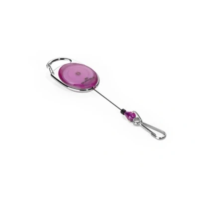 Image de Durable 832712 Pince à Boucles Style Jojo (avec Mousqueton) 1 Pièce, Violet