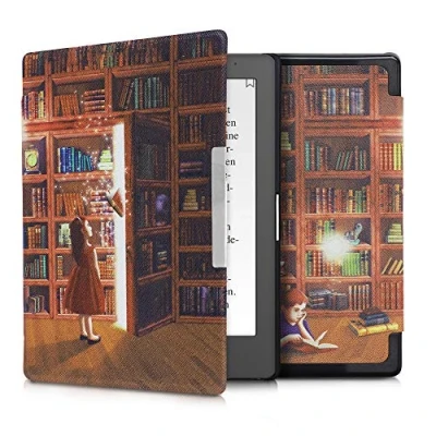 Image de kwmobile Étui Compatible avec Kobo Aura Edition 1 Coque à Rabat magnétique Tablette eReader Similicuir Multicolore