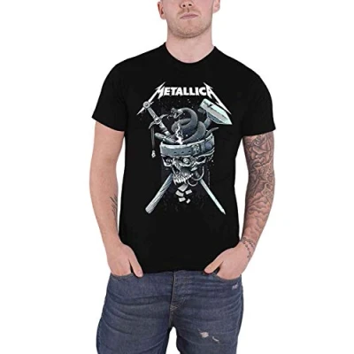 Image de Générique Metallica History Homme T Shirt Manches Courtes Noir XL, 100% Coton, Regular/Coupe Standard