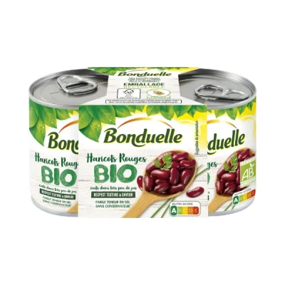 Image de Bonduelle Haricots rouges bio 125g Pas Cher