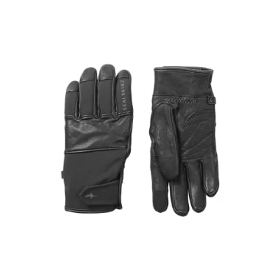 Image de SEALSKINZ Walcott Gants Unisexes de Sport, imperméables, Plein air, Contre la Fusion par Temps Froid, Noir, Taille XL