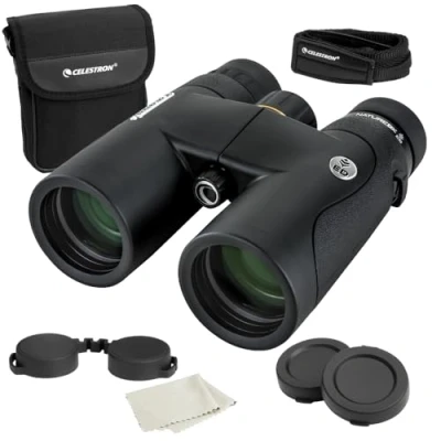 Image de Celestron 72333 Jumelles Nature DX Ed 10x42, Verres à très Faible Dispersion pour l’Observation des Oiseaux, entièrement Multicouches, prismes BaK 4, revêtement Caoutchouc, antibrouillard, étanches