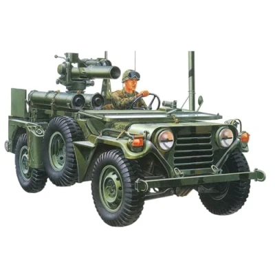 Image de TAMIYA W Missile Launcher Ford Jeep 300035125 1:35 US M151A2 MUTT avec tow RAK, Multicolore, S