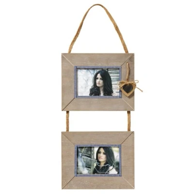 Image de walther design cadre photo bleu 2X 10x15 cm Bavarian Heart Gallery Frame QY215L