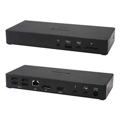 Image de i Tec station d&#039;accueil Thunderbolt 3 PD 96w Noir TB3TRIPLEDOCKPD