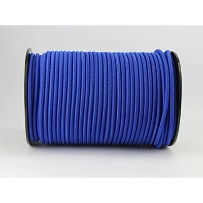 Image de Corde extensible En caoutchouc Pour bâche 10 m Bleu