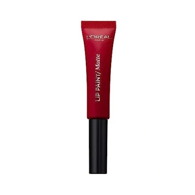 Image de L&#039;Oréal Infallible Lip Paint Matte Rouge à lèvres 205 Apocalypse Red