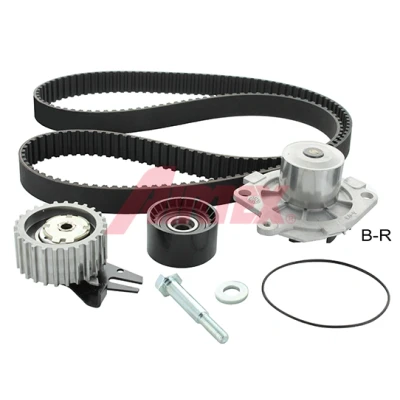Image de AIRTEX WPK 1595R03 Pompe à Eau + Kit De Distribution FIAT: Doblo I Break, Punto II 3/5 portes, Cargo