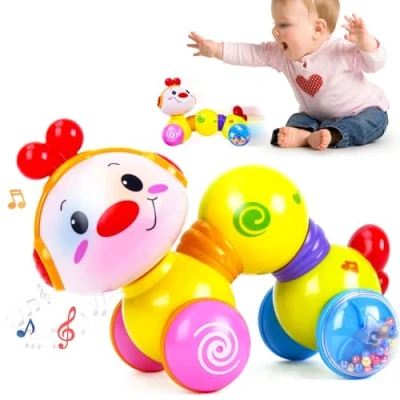 Image de CubicFun Jouet de Rampant pour Bébé 6 Mois avec Musique et Lumières d&#039;activité Cadeau Musical 9 12 Naissance Fille Garçons, Multifonction Enfant 1 an