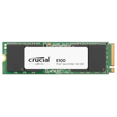 Image de Crucial E100 1To PCIe Gen4 NVMe M.2 SSD Interne, jusqu’à 5000 Mo/s, compatible avec Ordinateur Portable et de Bureau CT1000E100SSD8