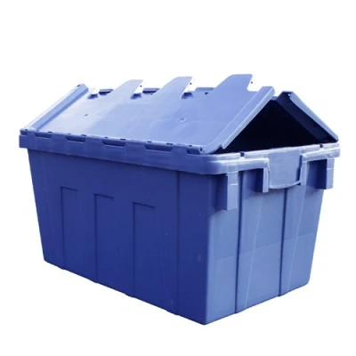 Image de Viso DSW5536 Bac navette polypropylène gerbable/emboitable 50 L Bleu