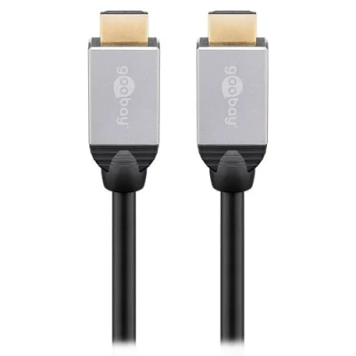 Image de Goobay 75603 câble HDMI 1,5 m Type A (Standard) Noir, Gris Neuf