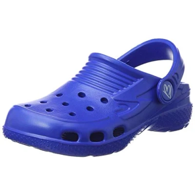 Image de Beck Clogs 955, Sabots Mixte Enfant, Bleu, Taille 27 EU