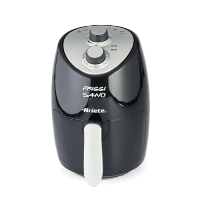 Image de Ariete 4617 Airy Fryer Compact Friteuse à air Capacité 2 L 1000 W Température max 200 C Noir
