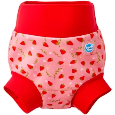Image de Splash About Happy Nappy Couche de nage réutilisable and Toddler Swim, Strawberry Field, 12 24 Mois Unisex Baby