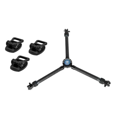 Image de SIRUI SQ75 Rapid System SV FM Kit trépied à deux pieds avec réglage de la hauteur en un seul niveau et tête fluide VHS 10 professionnelle