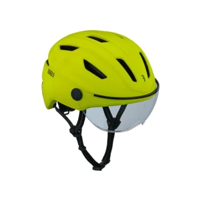Image de BBB Move Faceshield Casque de Cyclisme Unisexe, Jaune Fluo, M