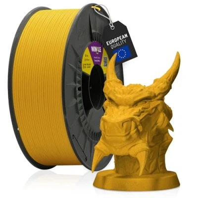 Image de WINKLE PLA PRO Filament 1.75mm Jaune Canarie pour Impression 3D, Bobine 300g, Imprimante Matériaux d&#039;impression Précision Dimensionnelle +/ 0.05mm, 95C HDT