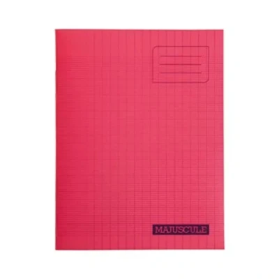 Image de Conquérant 41438 Cahier Classique Piqûre Couverture Polypropylène Rigide Transparente A5+ Papier Rouge