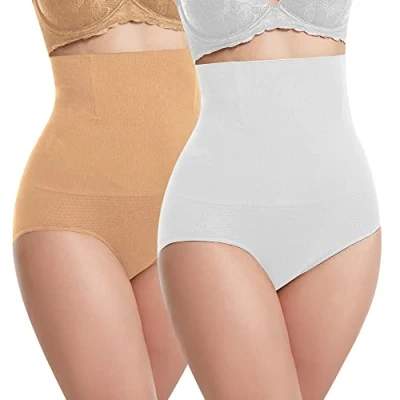 Image de Libella Culotte gainante pour femme avec effet ventre 3608, Lot de 2 (noir et noir), X Large XX