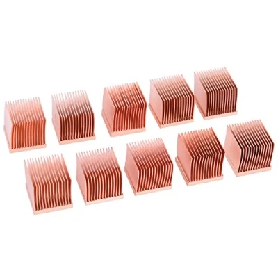 Image de Alphacool 17427 GPU RAM Copper Heatsinks Lot de 10 refroidisseurs passifs à air 14 x mm