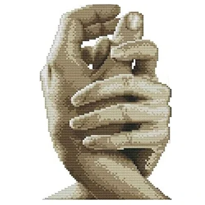 Image de Cukol Canevas Broderie Point de Croix Kit Complet Adulte Debutant, Compté Imprimé Enfant DéButant Anglaise, Easy Set Loisirs CréAtifs Adultes