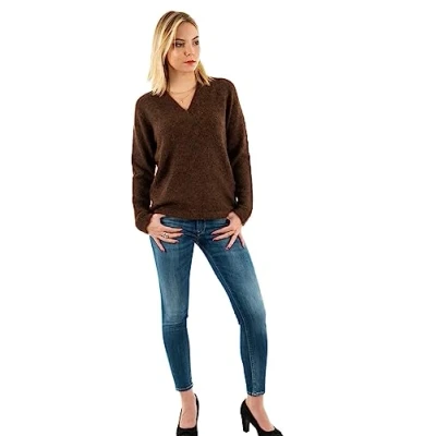 Image de ICHI Ihkamara V LS Sweater, 191015 / Bracker, S Femme