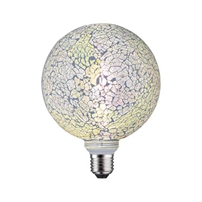 Image de Paulmann 28745 Lampe LED Miracle Mosaic G125 Globe 5 watts gradable Ampoule Blanc LumiÃšre efficace chaud 2700 K E27