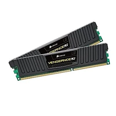 Image de Corsair CML16GX3M2A1600C9 Vengeance LP 16GB (2x8GB) DDR3 1600 Mhz CL9 Mémoire pour ordinateur de bureau performante avec profil XMP. Noir