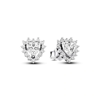 Image de Pandora Timeless 293097C01 boucles d&#039;oreilles en forme de cœur