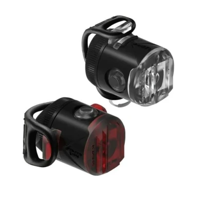 Image de Lezyne Femto Pair Eclairage vélo/VTT LED Rechargeable USB Mixte Adulte, Black, FR : Taille Unique (Taille Fabricant t.One sizeque)