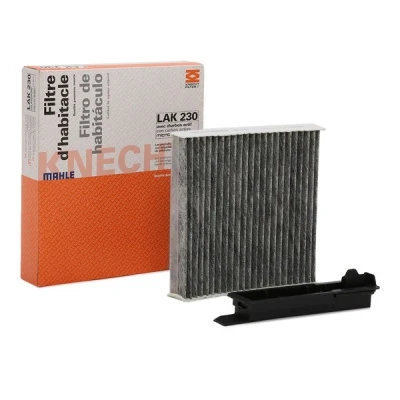 Image de MAHLE ORIGINAL LAK 230 Filtre d&#039;habitacle à charbon actif 181,0 181 43,0 RENAULT: Modus / Grand Modus, CLIO 3, TWINGO 2, DACIA: Sandero I
