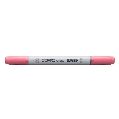 Image de COPIC Ciao RV14, Begonia Pink, Twin Marker avec une pointe de largeur moyenne et « brush ».