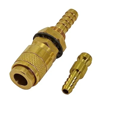 Image de RIVERWELD Argon Quick Connect raccords Connecteur GLOD pour PTA DB SR WP 9 17 18 26 TIG Soudage Torch 1set