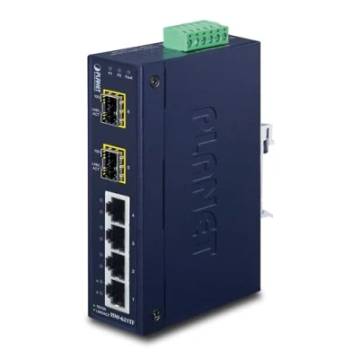 Image de PLANET ISW 621TF commutateur réseau Non géré L2 Fast Ethernet (10/100) Bleu
