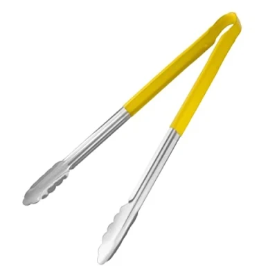 Image de Hygiplas Pince de service à code couleur Jaune 405mm
